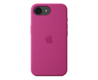 APPLE Silikonowe etui iPhone 16e żywy róż - 1319596 - zdjęcie 2